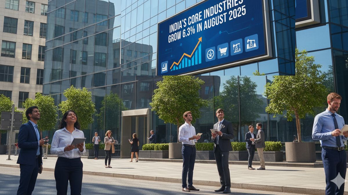 India’s Core Industries Grow 6.3% in August 2025