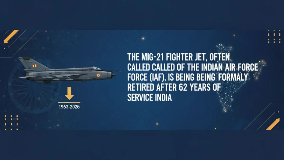 India Bids Farewell to the Iconic MiG-21 Fighter Jet