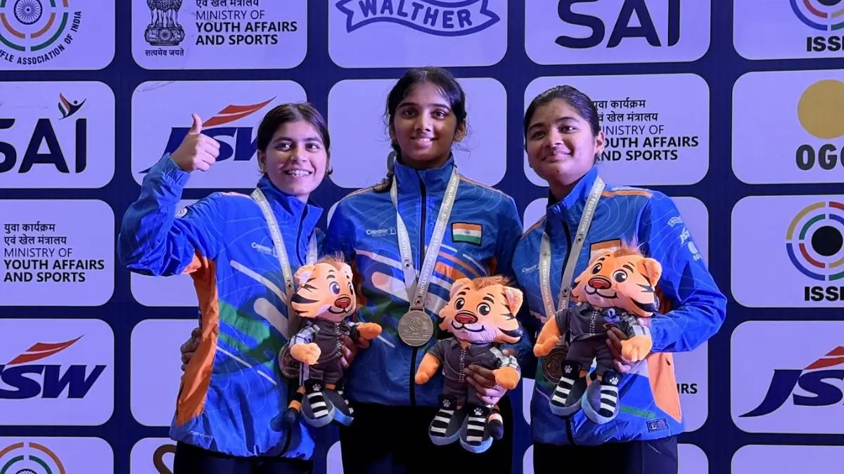 India Shines with Five Medals at ISSF Junior World Cup 2025