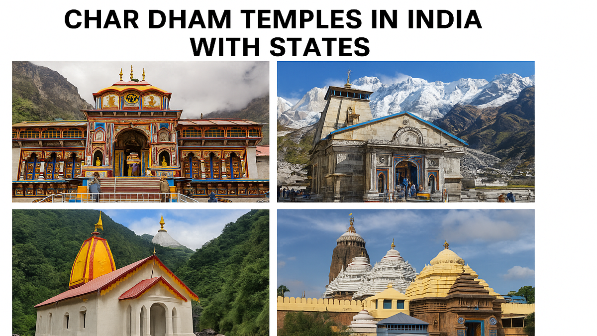 List of Char Dham Temples in India with States