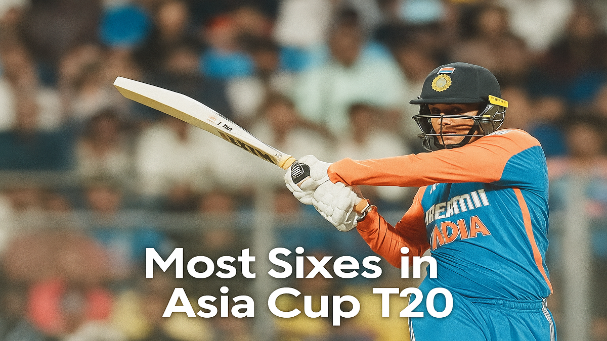 Most Sixes in Asia Cup T20 – Top 10 List