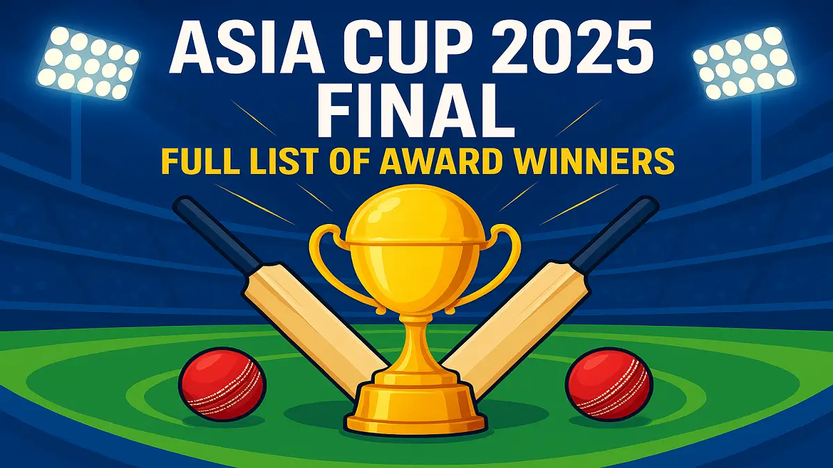 Asia Cup 2025 Final: Full List of Award Winners
