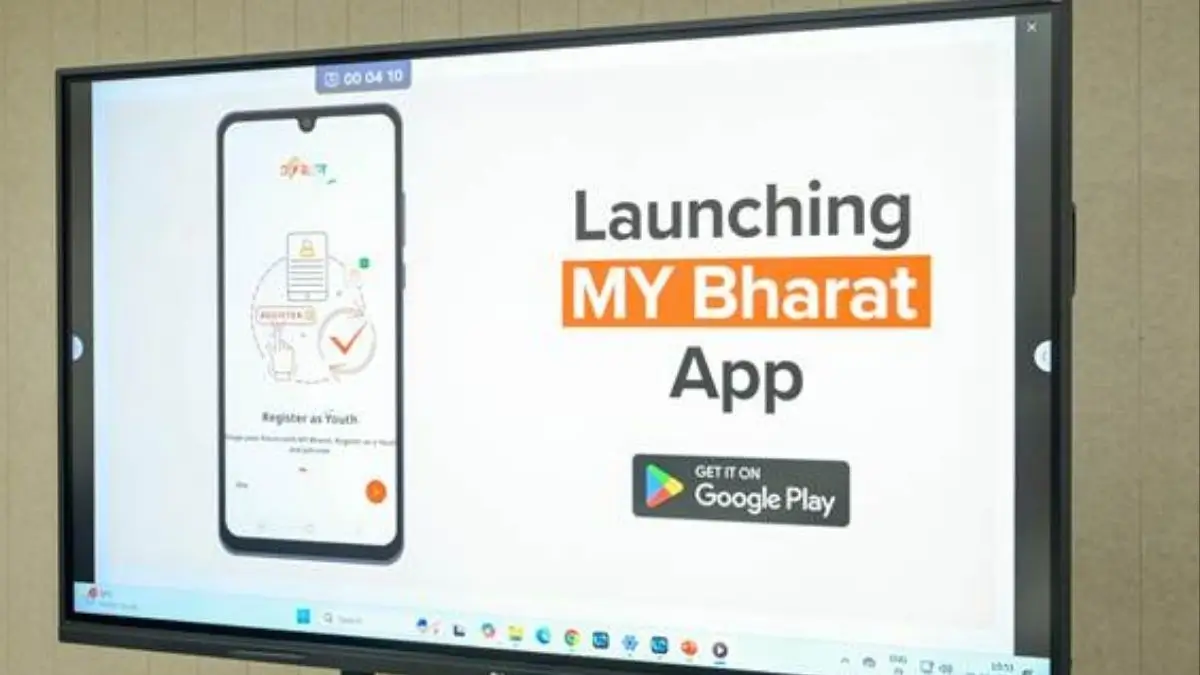 Minister Launches MY Bharat Mobile App for Youth Empowerment