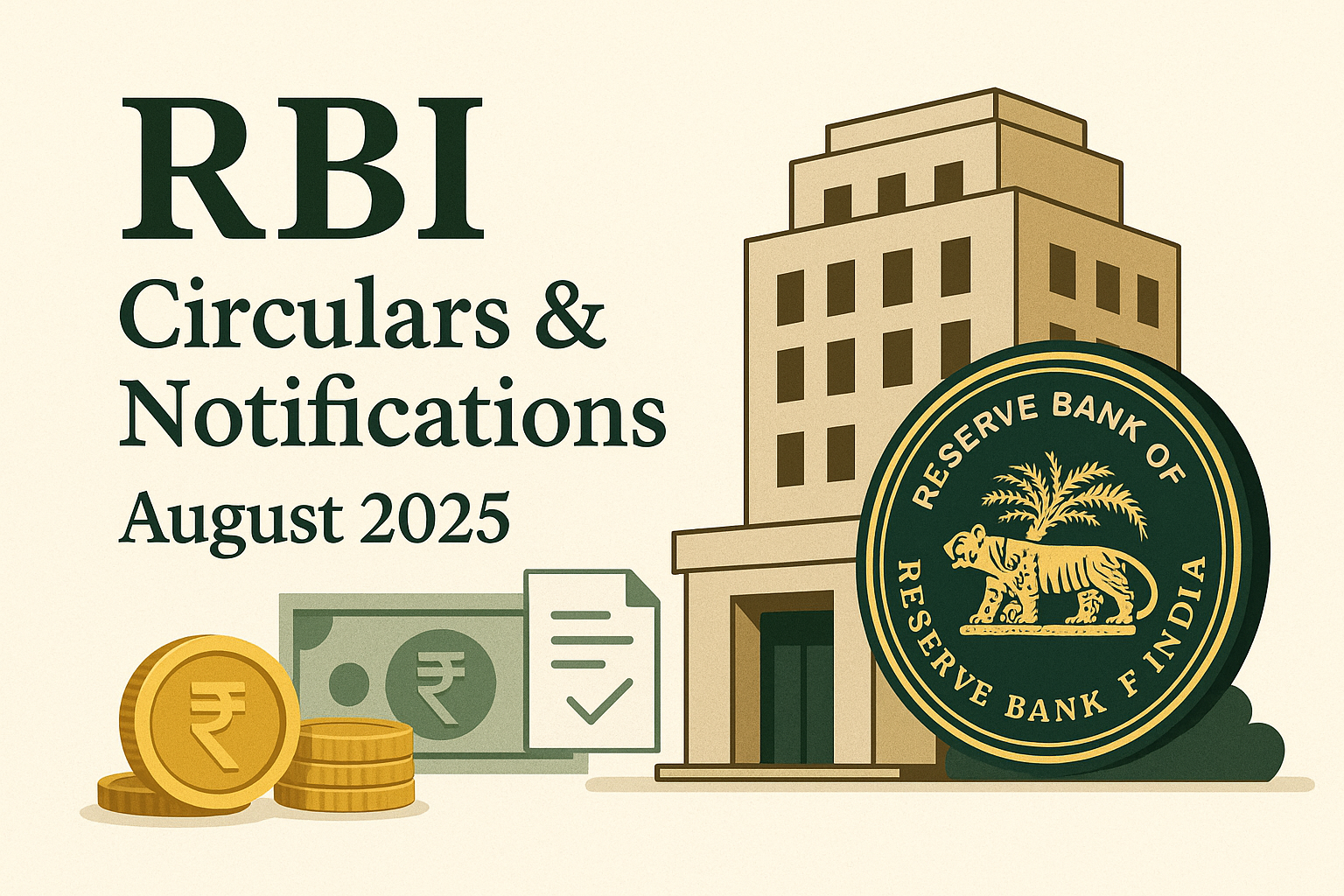RBI Circulars & Notifications – August 2025