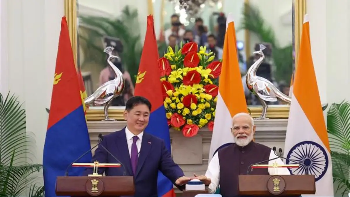 India–Mongolia Sign MoUs, Announce Free Visas, Mark 70 Years