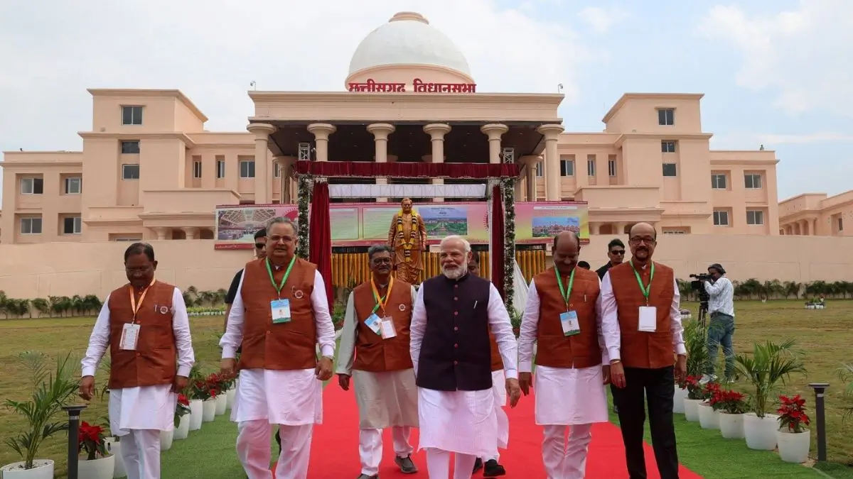 PM Modi Inaugurates Chhattisgarh Assembly on State Foundation Day