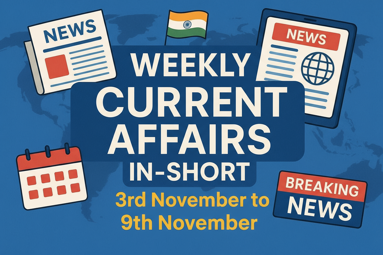 Weekly One Liners 03th to 09th of November 2025