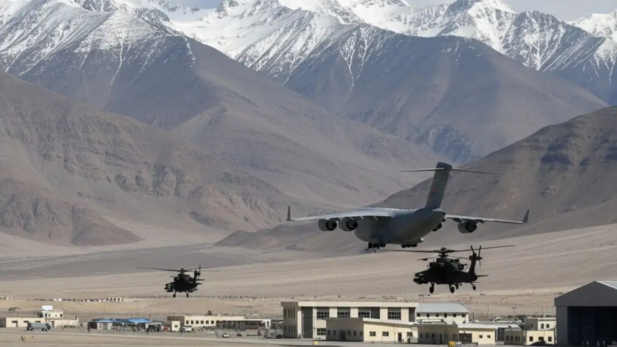 IAF Chief Inaugurates Nyoma Airbase in Ladakh