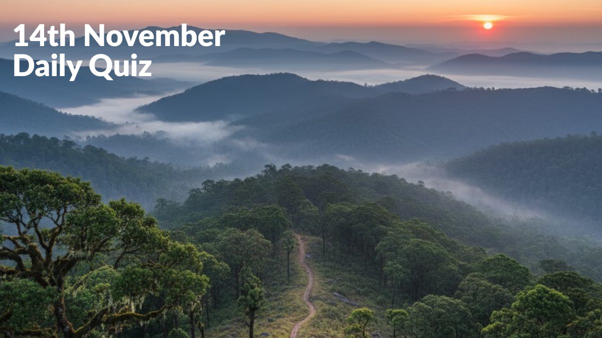 Exam Booster Quiz: 14 Nov 2025 GK & Current Affairs