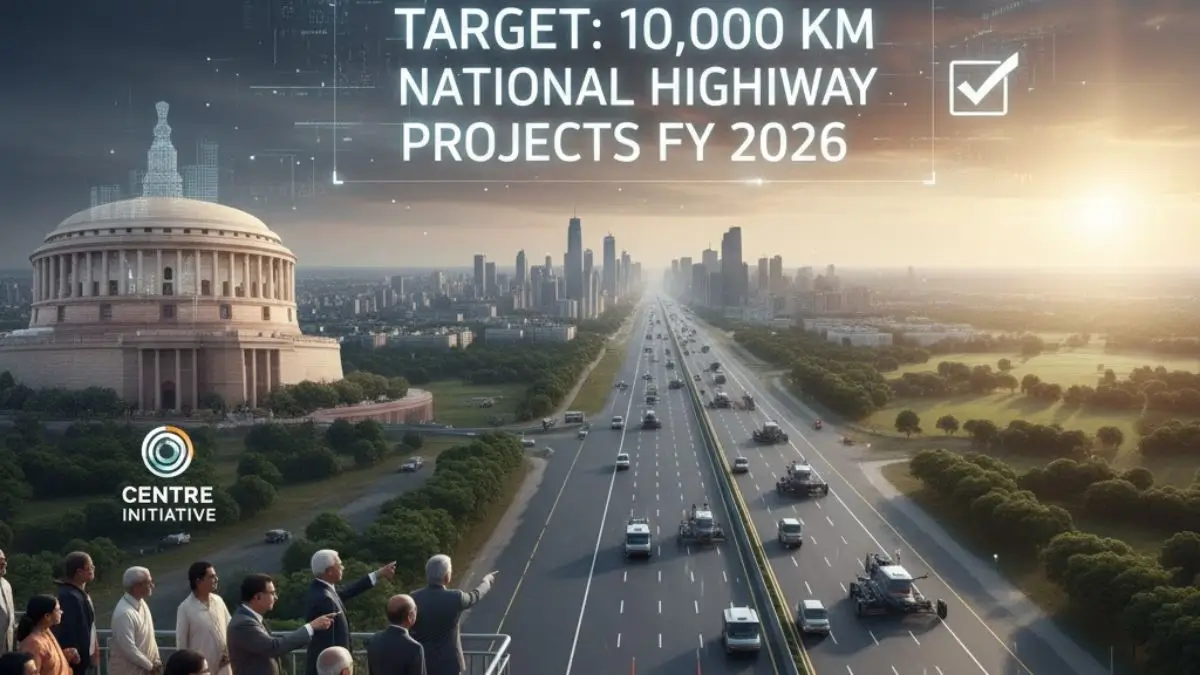 Centre Targets Awarding 10,000 km of National Highway Projects in FY 2026