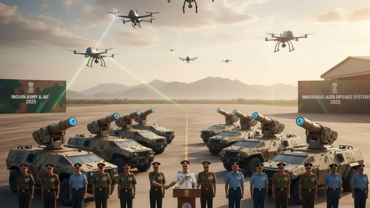 Indian Army & IAF to Induct 16 Indigenous Laser-Based Drone Defence Systems