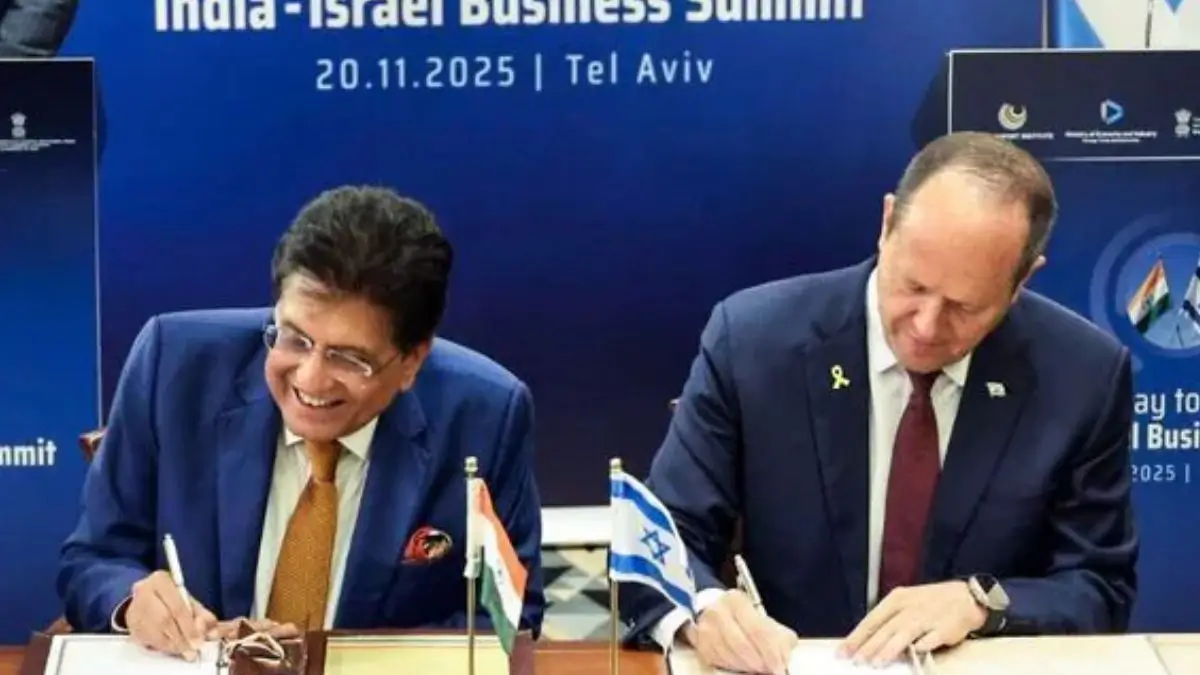 India & Israel Sign Terms of Reference to Initiate Free Trade Agreement Negotiations