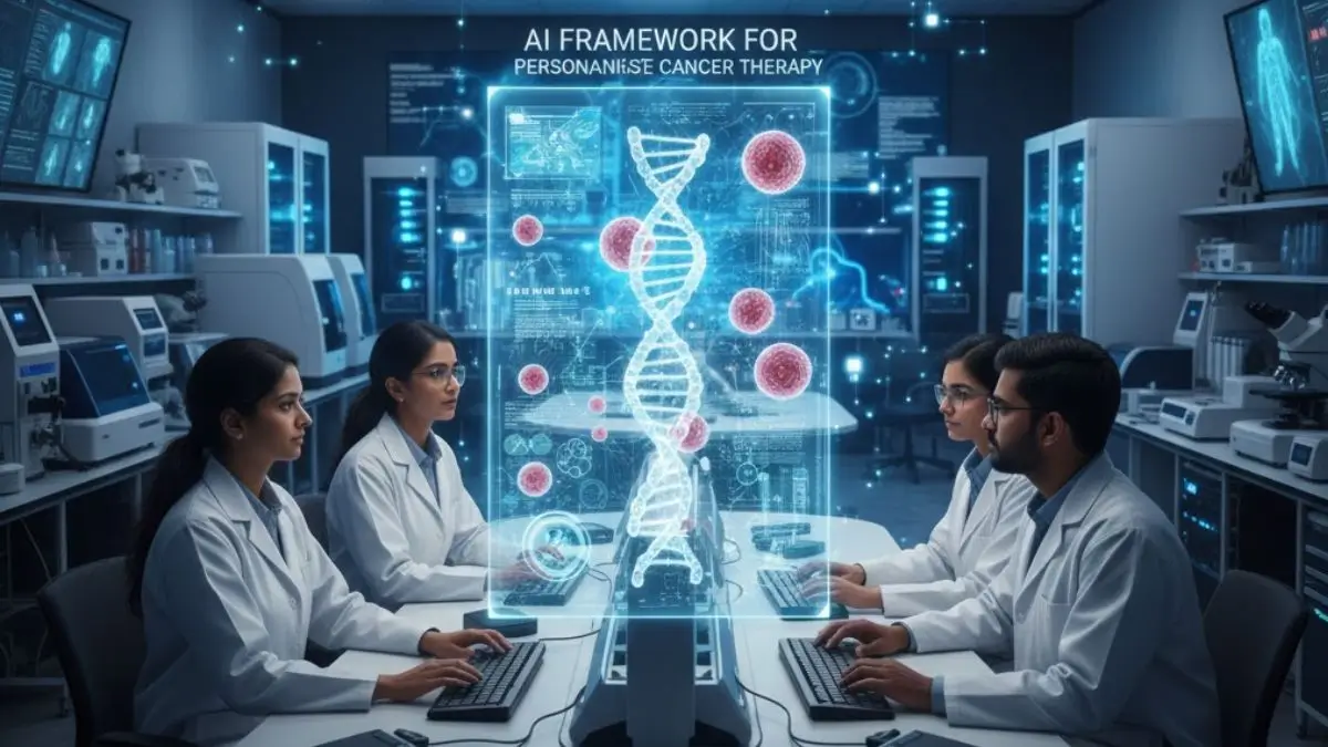 Indian Scientists Develop 'OncoMark' AI Framework for Personalised Cancer Therapy