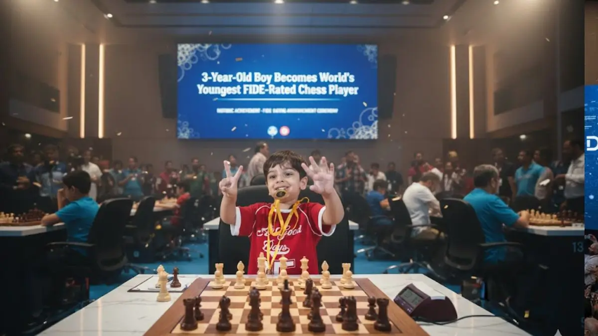 3-Year-Old Indian Boy Becomes World’s Youngest FIDE-Rated Chess Player
