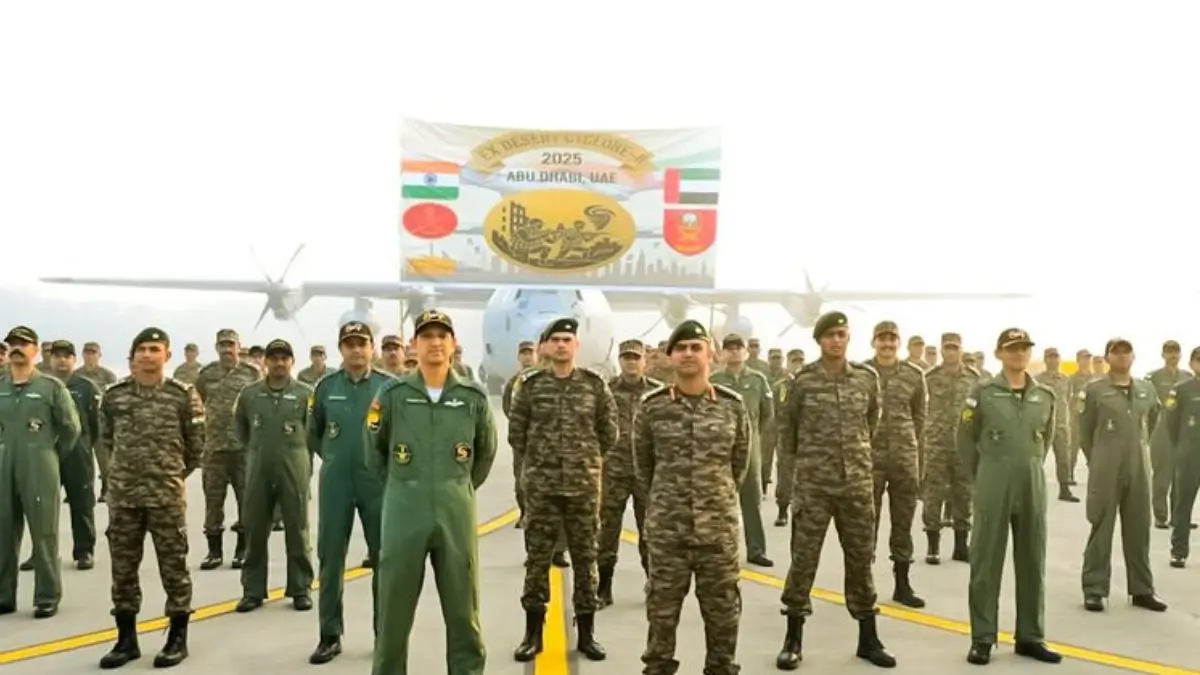 Exercise Desert Cyclone II Begins: India–U.A.E. Joint Military Exercise