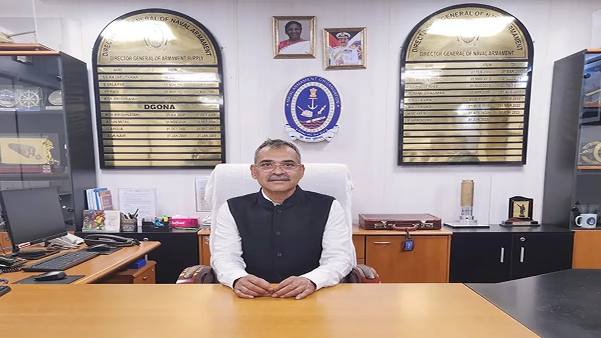 Divakar Jayant Assumes Charge as Director General of Naval Armament