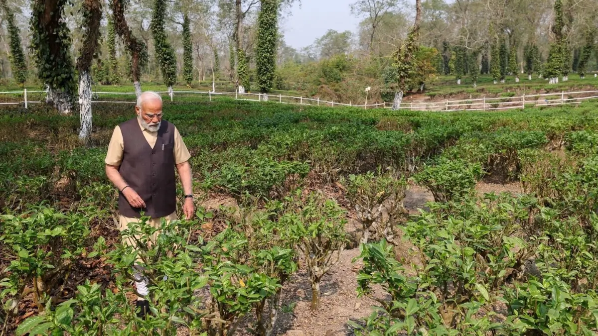 PM Narendra Modi Unveils and Lays Foundation for ₹24,000 Crore Projects in Assam