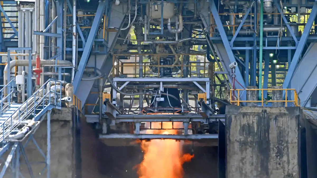 ISRO Carries Out Successful Ground Test of CE20 Cryogenic Engine
