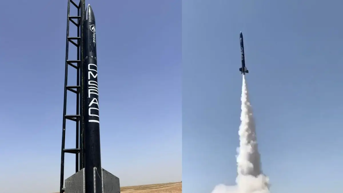 Gujarat Tested Its First Sounding Rocket Successfully Launched Near Dholera