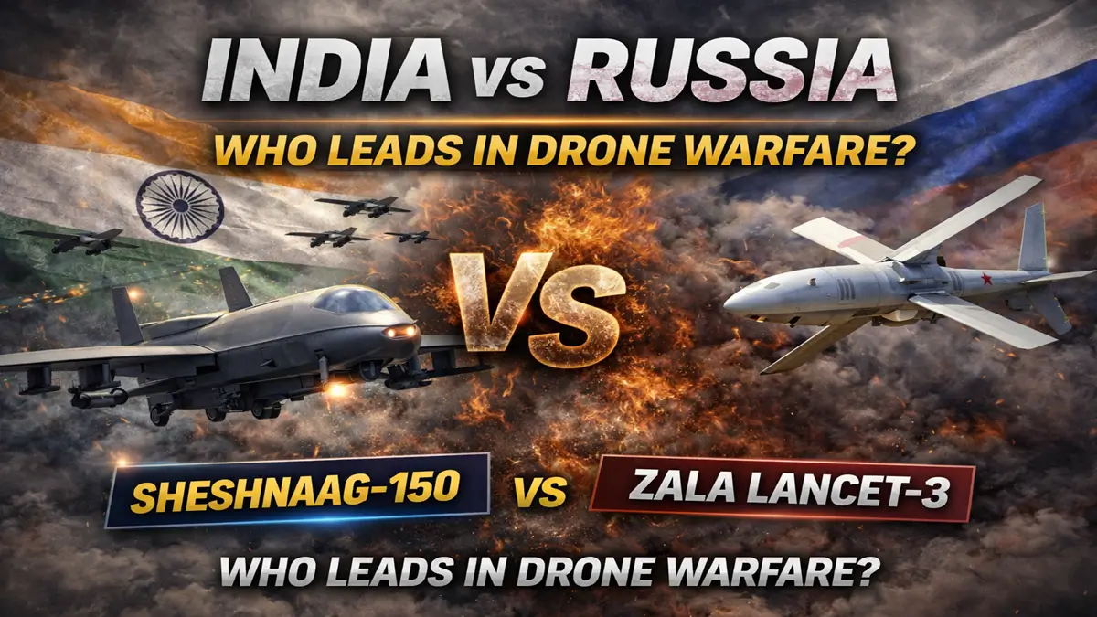 Sheshnaag-150 (India) vs ZALA Lancet-3 (Russia): Who Leads in Drone Warfare?