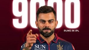 Virat Kohli Becomes First Player to Reach 9000 IPL Runs in Historic Milestone