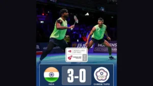 India Creates History Again, Enters Thomas Cup 2026 Semifinals With 3–0 Win